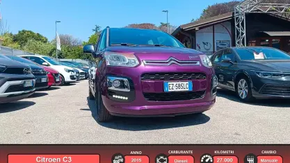Usata Citroën C3 Picasso Exclusive 99 CV (72 kW) 2015 Viola Monovolume