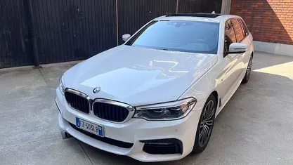 Usata BMW 520 M Sport 190 CV (139 kW) 2019 Bianco pastello Station wagon