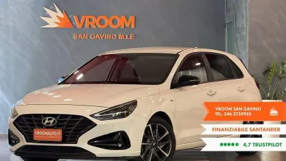 Usata Hyundai i30 136 CV (100 kW) 2020 Bianco Berlina