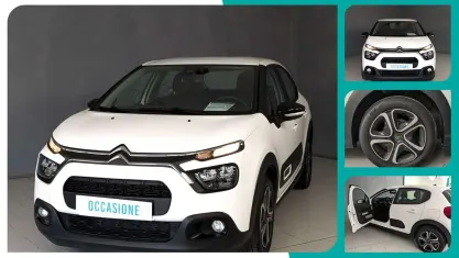 Usata Citroën C3 Feel 100 CV (73 kW) 2021 Bianco Utilitaria
