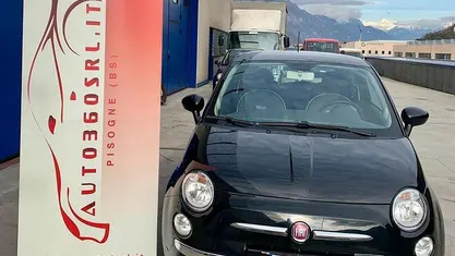 Usata Fiat 500 Lounge 69 CV (50 kW) 2014 Nero perlato Utilitaria