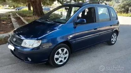 Usata Hyundai Matrix Style 110 CV (80 kW) 2008 Blu Monovolume