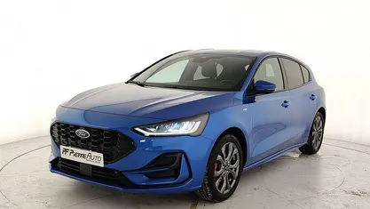 Brugt Ford Focus ST-Line 125 HK (91 kW) 2023 Blå Sedan