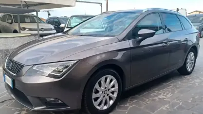 Usata Seat Leon ST Business 110 CV (80 kW) 2016 Grigio Station wagon