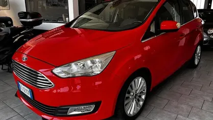 Usata Ford C-MAX Titanium 120 CV (88 kW) 2016 Rosso Monovolume