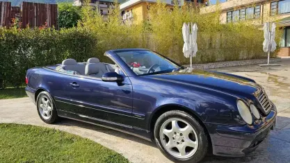 Usata Mercedes CLK200 Avantgarde 192 CV (141 kW) 2000 Blu Cabrio