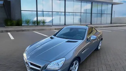 Usata Mercedes SLK200 Sport 184 CV (135 kW) 2014 Grigio Cabrio