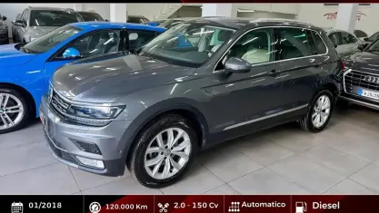 Usata VW Tiguan 150 CV (110 kW) 2018 Grigio SUV