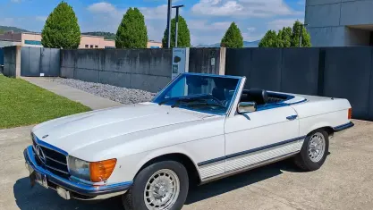 Usata Mercedes SL450 235 CV (172 kW) 1970 Bianco Cabrio