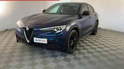 Usata Alfa Romeo Stelvio Executive 190 CV (139 kW) 2021 Blu SUV