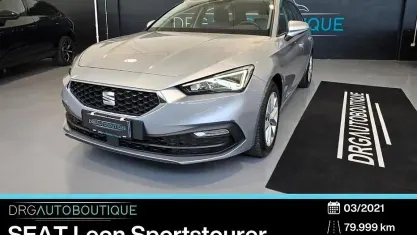 Używany Seat Leon Style 150 KM (110 kW) 2021 Srebrny Kombi
