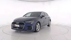 Blu navarra metallizzato Usata 2024 Audi A3 Sportback S-Line Tre volumi | 35.900 € (Buon prezzo)