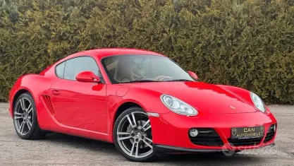 Begagnad Porsche Cayman 265 HK (194 kW) 2011 Röd Sportkupé