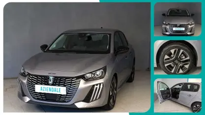 Usata Peugeot 208 Allure 101 CV (74 kW) 2025 Grigio Utilitaria