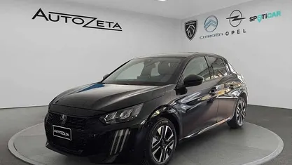 Nuova Peugeot 208 Allure 136 CV (100 kW) 2025 Nero Utilitaria
