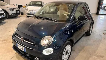 Usata Fiat 500 Lounge 69 CV (50 kW) 2018 Blu/azzurro Utilitaria