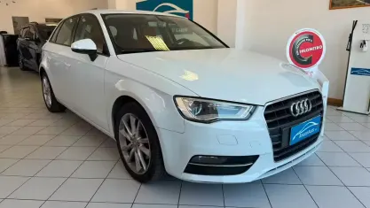 Usata Audi A3 110 CV (80 kW) 2015 Bianco Berlina