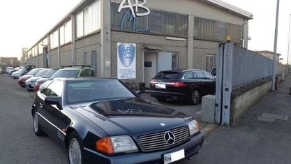 Usata Mercedes SL300 231 CV (169 kW) 1992 Blu Cabrio