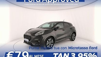 Begagnad Ford Puma ST-Line 125 HK (91 kW) 2022 Svart SUV