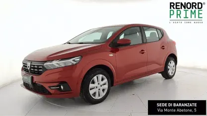 Usata Dacia Sandero Expression 91 CV (66 kW) 2023 Rosso Berlina