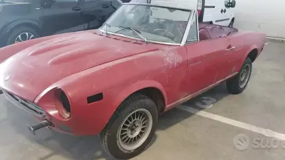 Usata Fiat 124 Spider 80 CV (58 kW) 1970 Rosso Cabrio