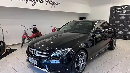 Usata Mercedes C220 Premium 170 CV (125 kW) 2017 Nero Berlina