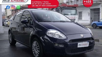 Usata Fiat Punto Evo Dynamic 75 CV (55 kW) 2013 Blu scuro Utilitaria