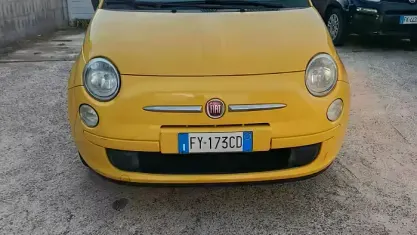 Usata Fiat 500 Pop 69 CV (50 kW) 2009 Giallo Cabrio