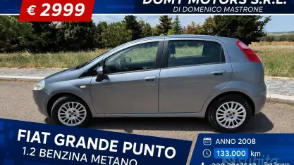 Usata Fiat Grande Punto 69 CV (50 kW) 2008 Grigio Utilitaria