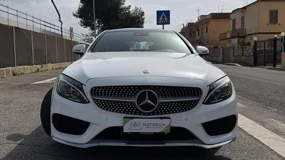 Usata Mercedes C200 Premium Plus 170 CV (125 kW) 2016 Bianco Coupé