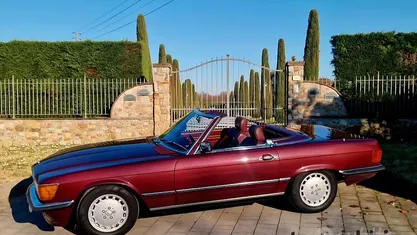 Usata Mercedes SL300 217 CV (159 kW) 1986 Marrone Cabrio