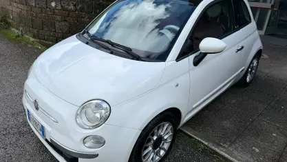 Usata Fiat 500C Lounge 69 CV (50 kW) 2011 Bianco Cabrio