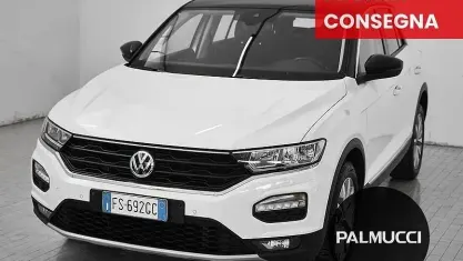 Usata VW T-Roc Sport 110 CV (80 kW) 2018 Bianco SUV