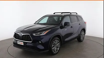 Begagnad Toyota Highlander Lounge 247 HK (181 kW) 2022 Blå SUV