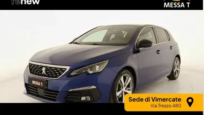 Usata Peugeot 308 GT-line 131 CV (96 kW) 2018 Blu