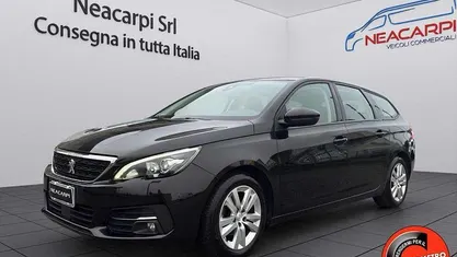 Usata Peugeot 308 131 CV (96 kW) 2019 Nero metallizzato Station wagon