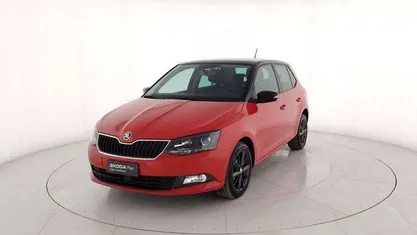 Usata Skoda Fabia 60 CV (44 kW) 2018 Rosso pastello