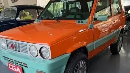 Usata Fiat Panda 4x4 50 CV (36 kW) 1993 Arancione Utilitaria