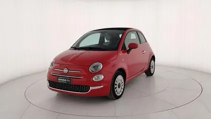 Rosso pastello Usata 2022 Fiat 500C Dolcevita Cabrio | 14.000 € (Buon prezzo)