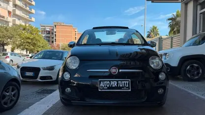 Usata Fiat 500C Lounge 95 CV (69 kW) 2010 Nero Cabrio