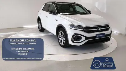 Bianco Usata 2022 VW T-Roc R-line SUV | 22.950 € (Buon prezzo)