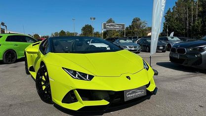 Usata Lamborghini Huracán 640 CV (470 kW) 2023 Verde Cabrio