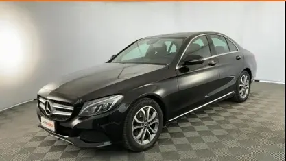 Usata Mercedes C200 136 CV (100 kW) 2018 Nero Berlina