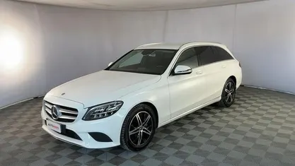 Usata Mercedes C200 Avantgarde 160 CV (117 kW) 2021 Bianco Station wagon