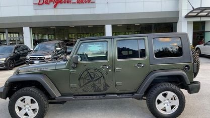 Usata Jeep Wrangler Unlimited Rubicon 177 CV (130 kW) 2008 Verde SUV