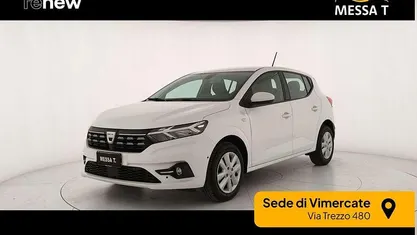 Käytetty Dacia Sandero Comfort 91 HP (66 kW) 2023 Valkoinen Sedan