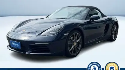 Usata Porsche 718 Boxster 300 CV (220 kW) 2018 Blu metallizzato Cabrio