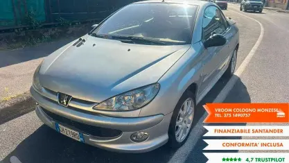Usata Peugeot 206 CC 109 CV (80 kW) 2003 Gray Cabrio