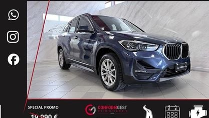 Begagnad BMW X1 Advantage 150 HK (110 kW) 2020 Blå SUV