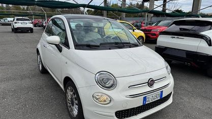 Begagnad Fiat 500 Lounge 69 HK (50 kW) 2019 Vit Halvkombi